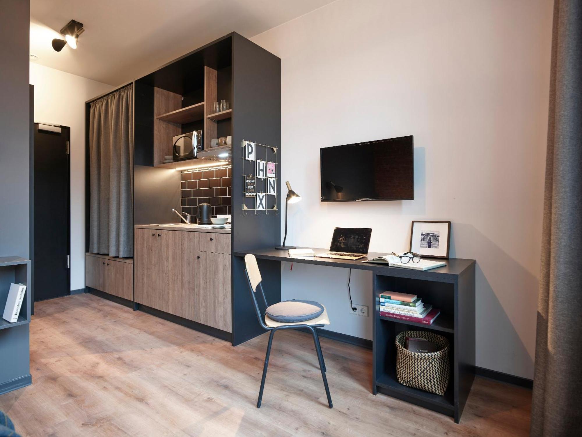Phnx Aparthotel Hamburk Pokoj fotografie